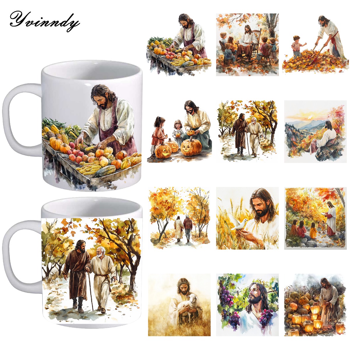 Glass Container Set - Conjunto de 12 Adesivos UV DTF