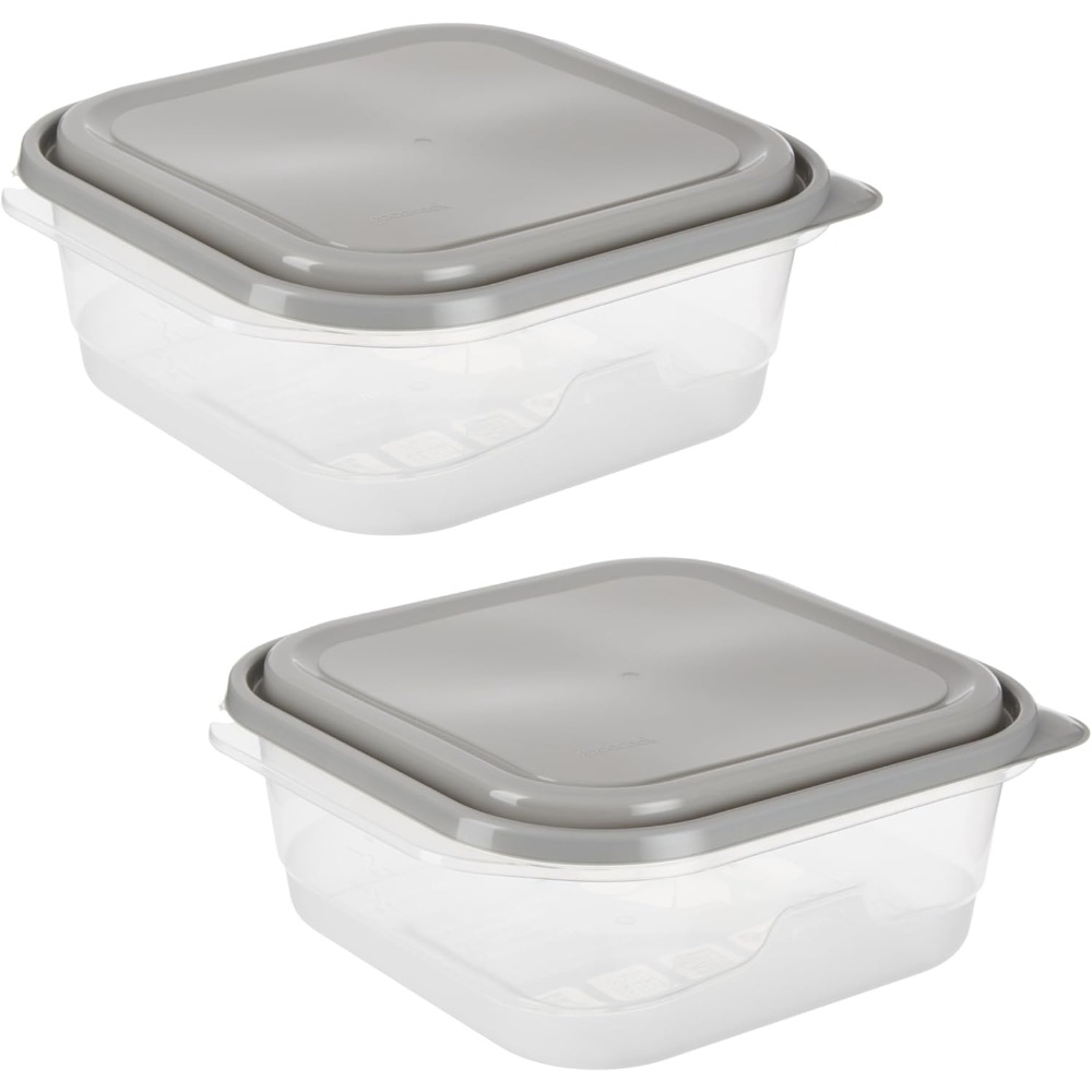 Meal Prep Pasta - Recipientes de Armazenamento de Alimentos Quadrados
