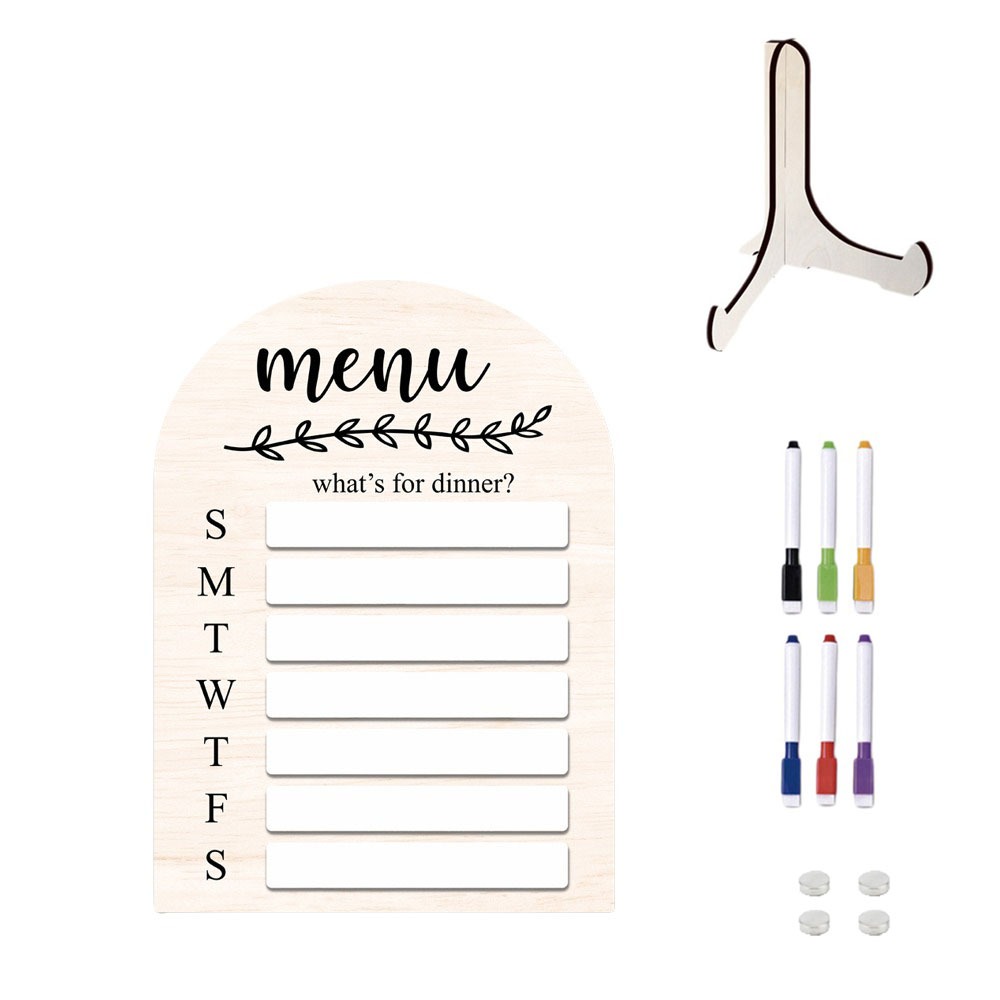 Meal Prep Weekly - Planejador de Refeições Magnético Prático para