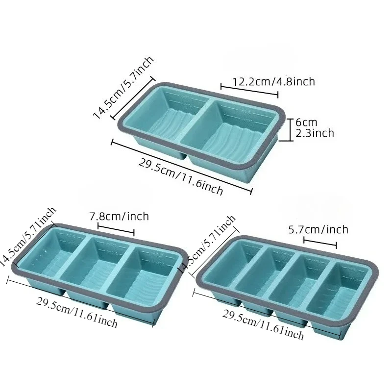 Meal Prep Soup - Formas de Silicone para Congelar Sopa