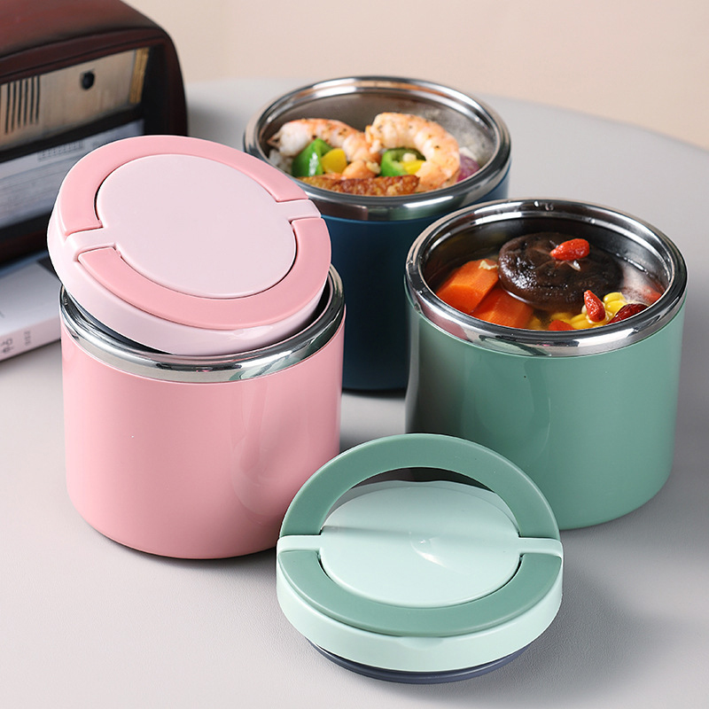Meal Prep Soup - Caixa Térmica de Aço Inoxidável 630/1000ml