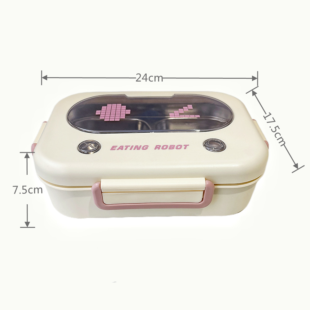 Meal Prep Organizer - Caixa térmica de aço inoxidável, recipiente