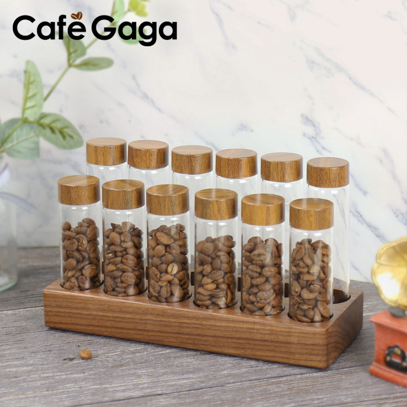 Glass Container Set - Recipiente de armazenamento de grãos de