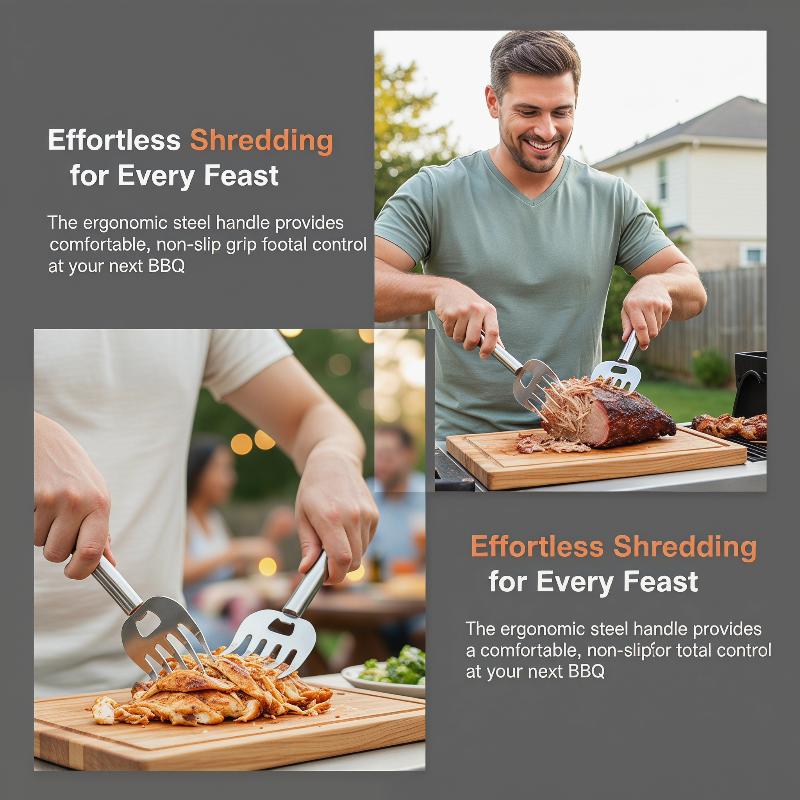 Meal Prep Cutting - Protetor de Dedos de Aço Inoxidável