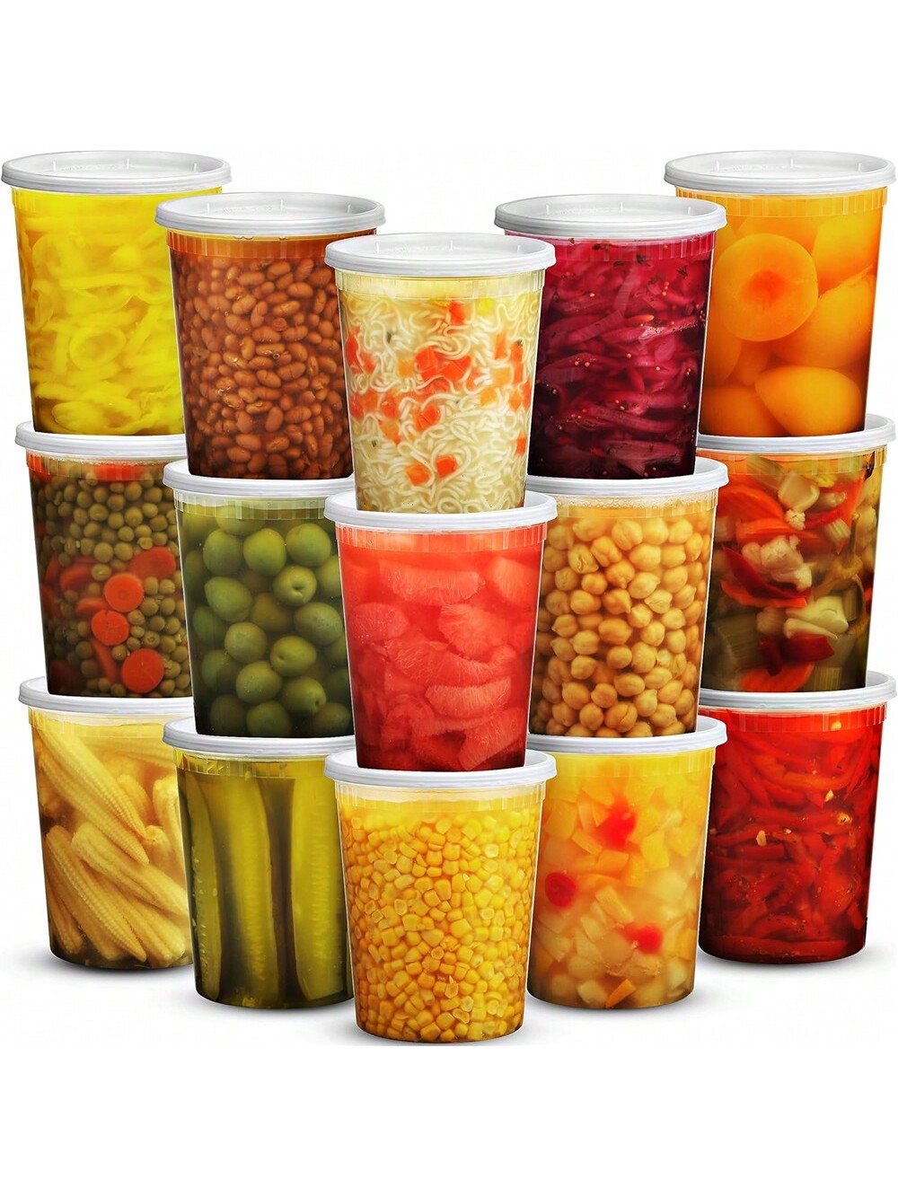 Recipientes de plástico com ta - Meal Prep Soup avaliação e preço