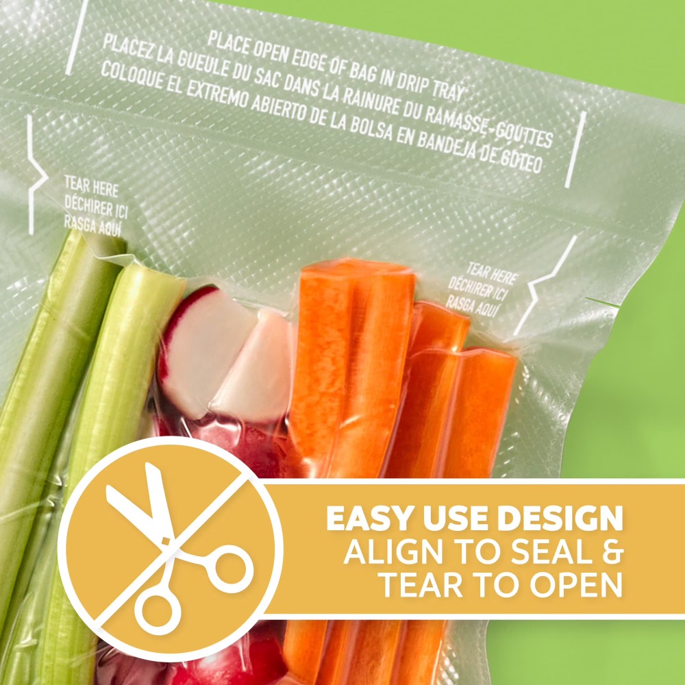 Sacos a Vácuo FoodSaver Pint,  - Meal Prep Cutting avaliação e preço