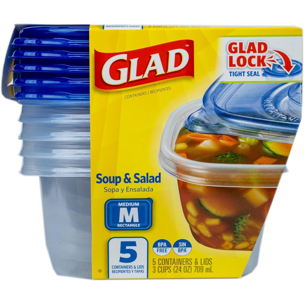 Conjunto de 5 Recipientes Herm - Meal Prep Pasta avaliação e preço