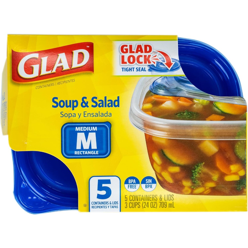 Conjunto de 5 Recipientes Herm - Meal Prep Pasta avaliação e preço
