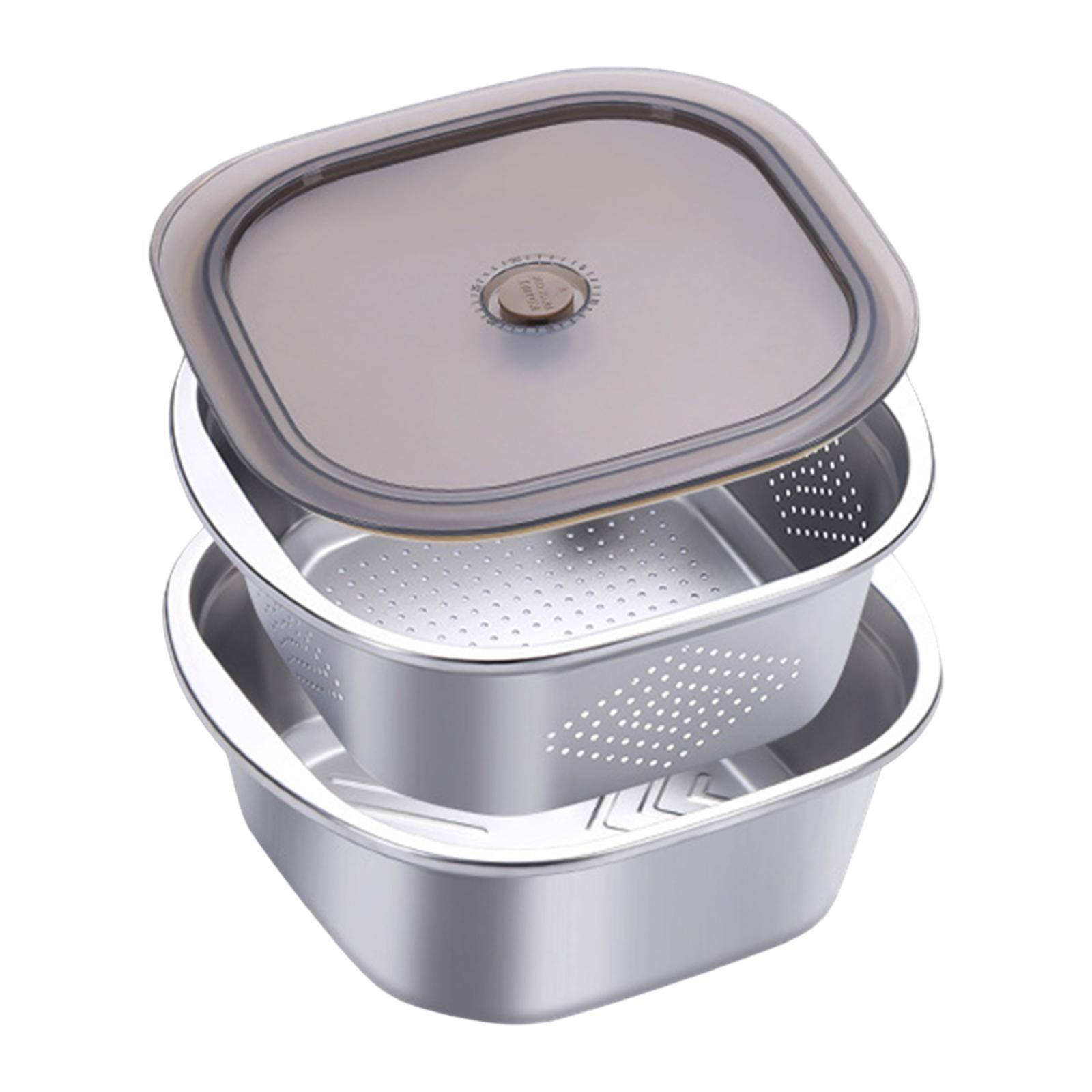 Conjunto de Tigelas de Aço Ino - Meal Prep Pasta avaliação e preço