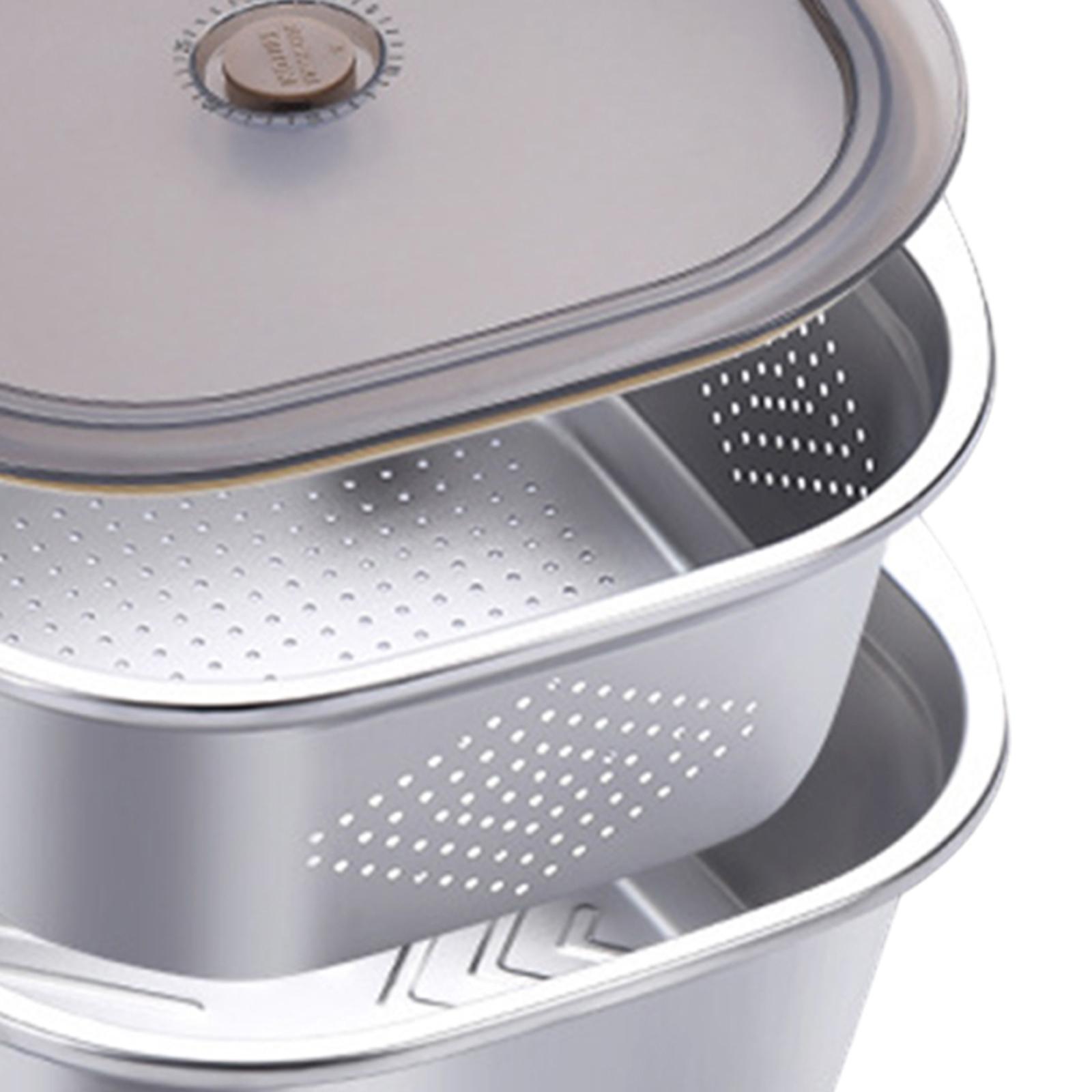 Conjunto de Tigelas de Aço Ino - Meal Prep Pasta avaliação e preço