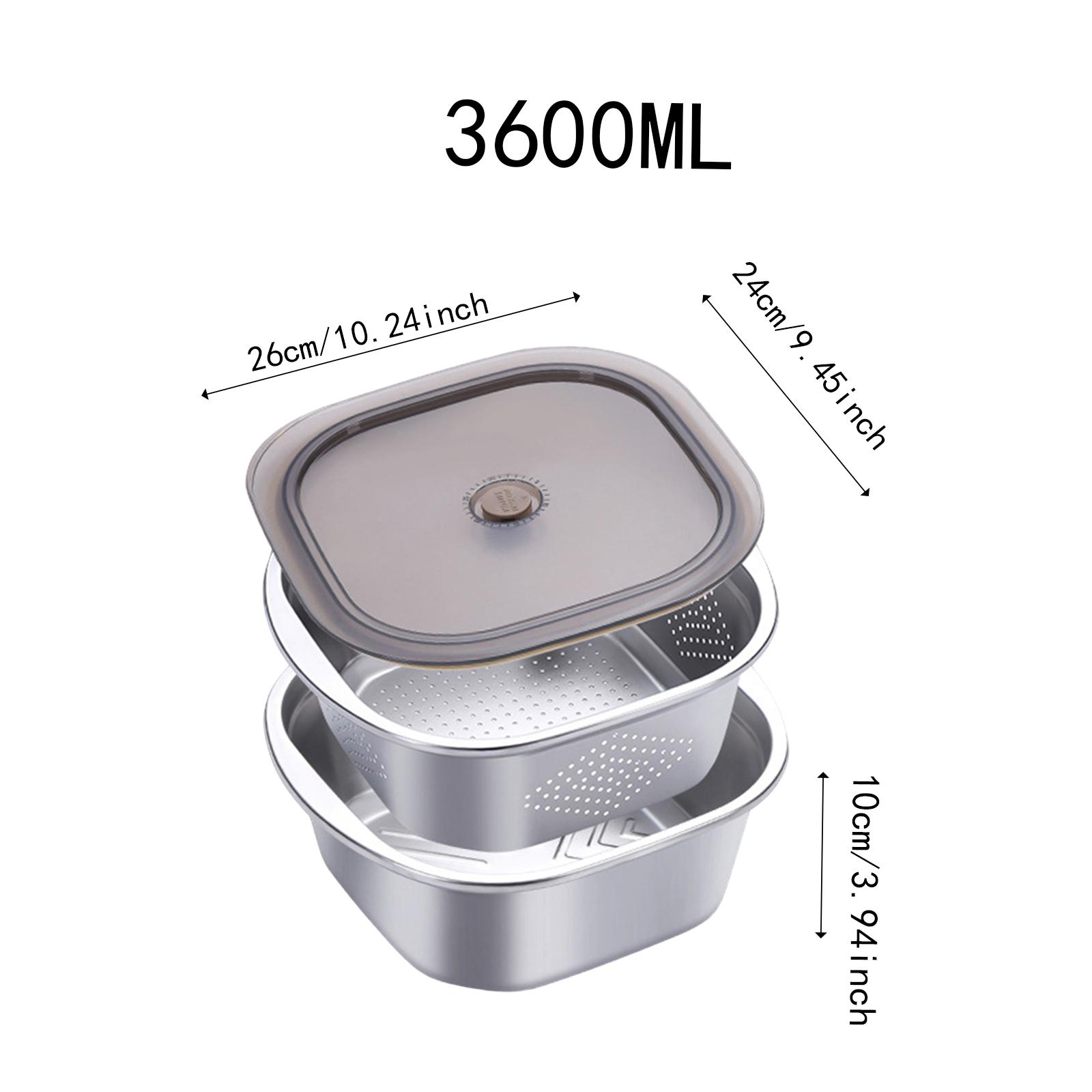 Conjunto de Tigelas de Aço Ino - Meal Prep Pasta avaliação e preço