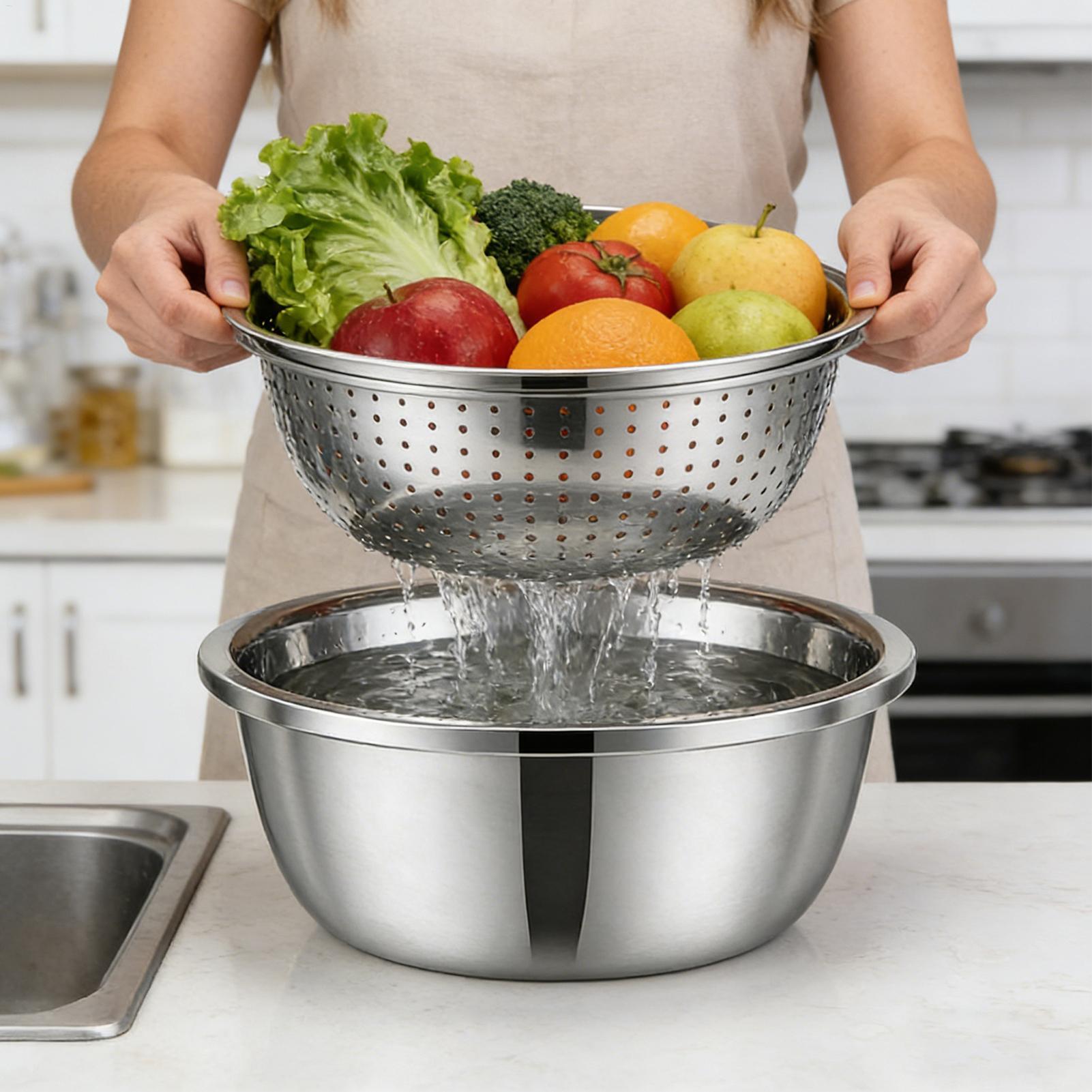 Cesto Escorredor de Aço Inoxid - Meal Prep Pasta avaliação e preço