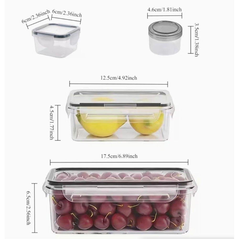 Conjunto de 4 Recipientes Tran - Glass Container Set avaliação e preço