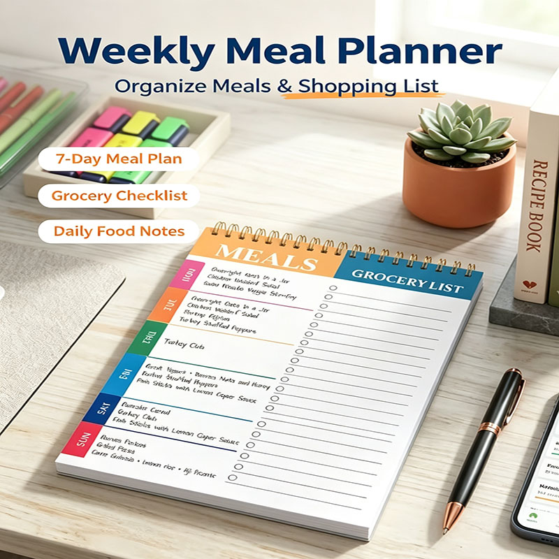 Bloco de Notas para Planejamen - Meal Prep Weekly avaliação e preço
