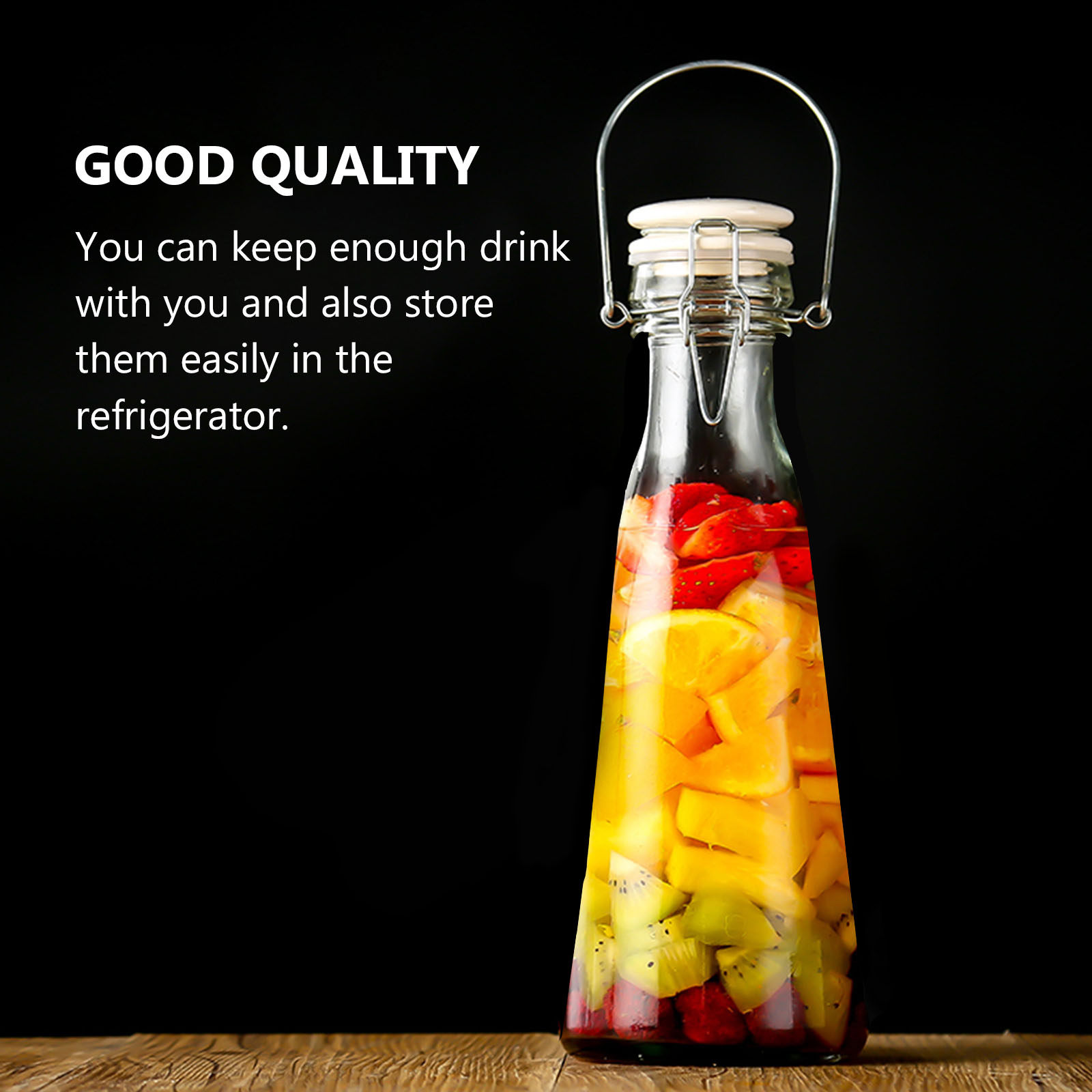 Conjunto de garrafas de vidro  - Glass Container Set avaliação e preço