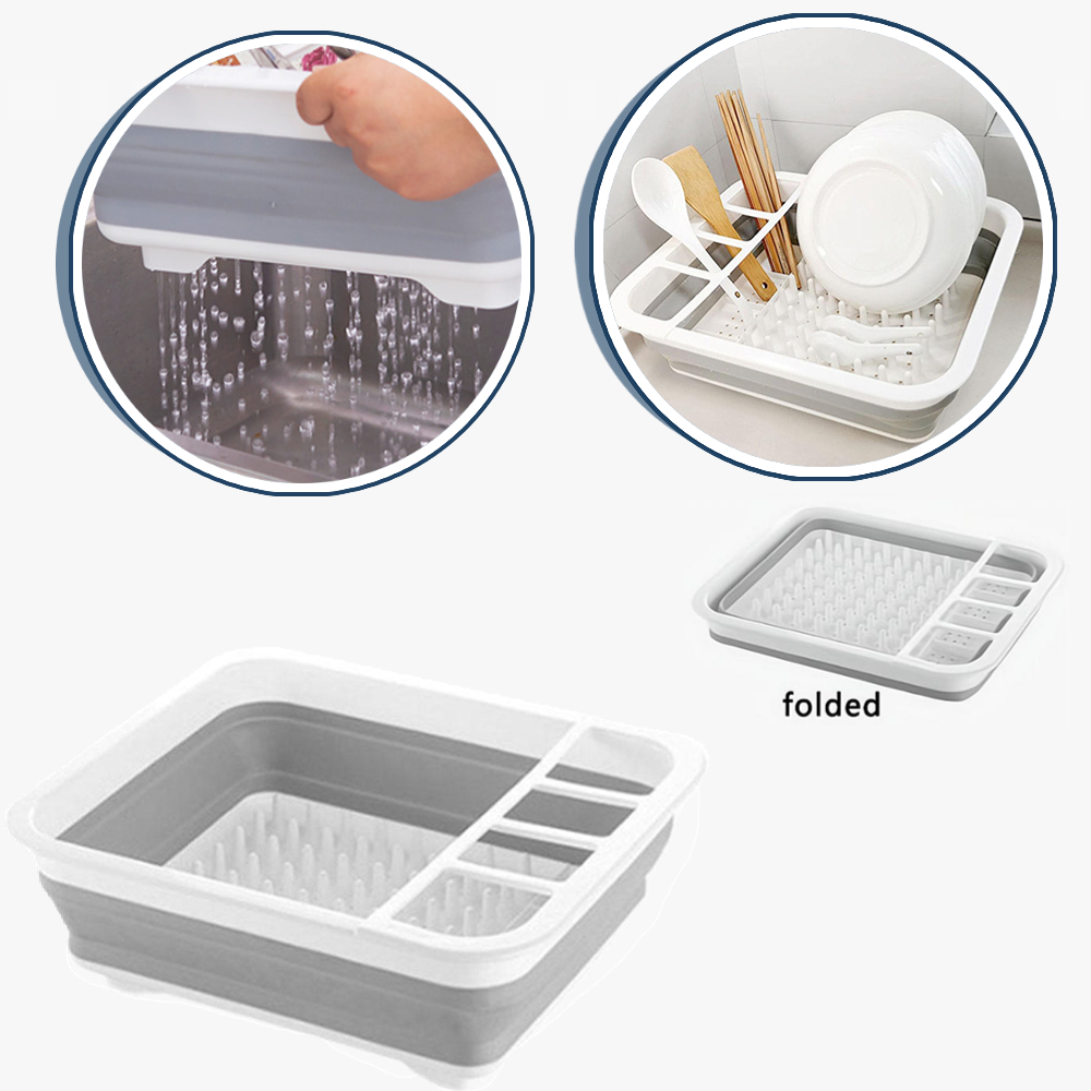 Escorredor de Louça Dobrável,  - Meal Prep Organizer avaliação e preço