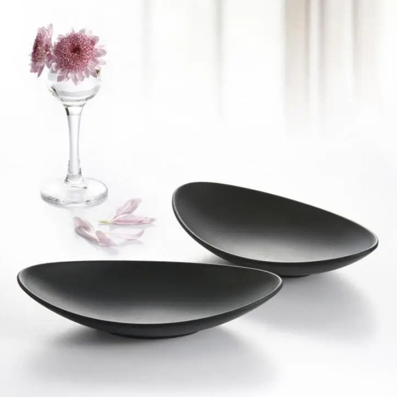 Oval preto anel prato bandeja  - Meal Prep Organizer avaliação e preço