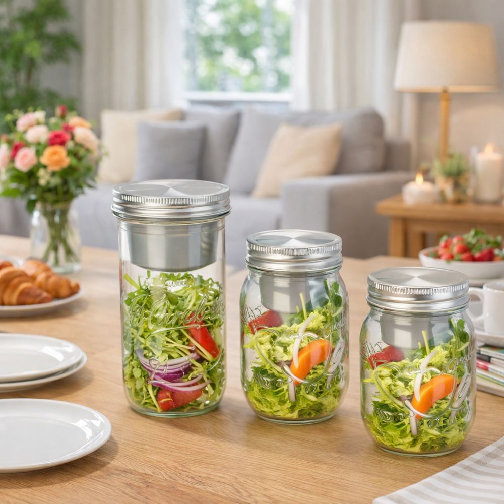 Potes de Vidro para Salada de  - Meal Prep Weekly avaliação e preço