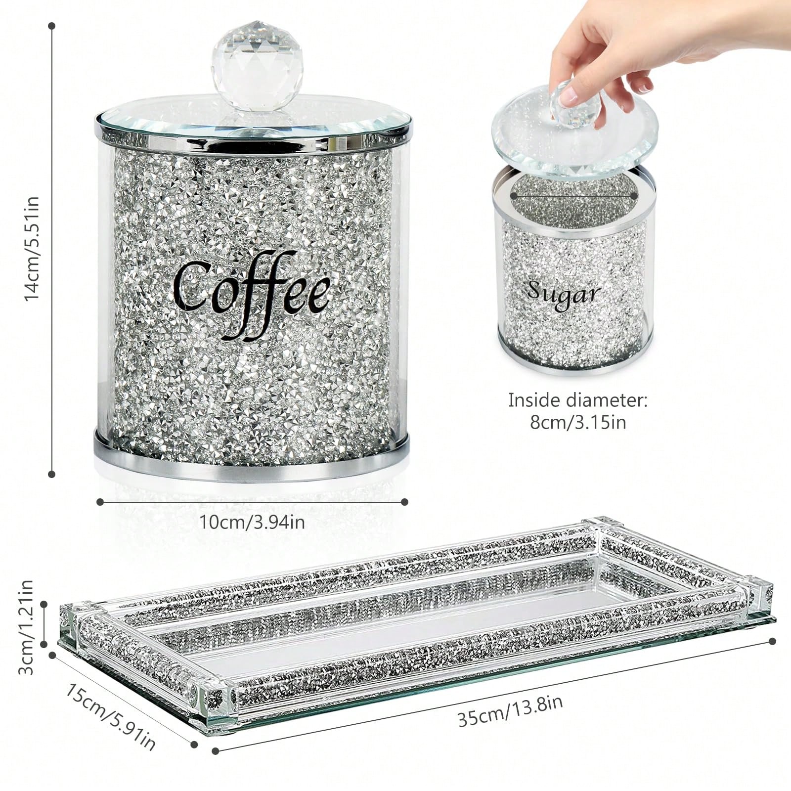 Conjunto de Potes para Café, A - Glass Container Set avaliação e preço