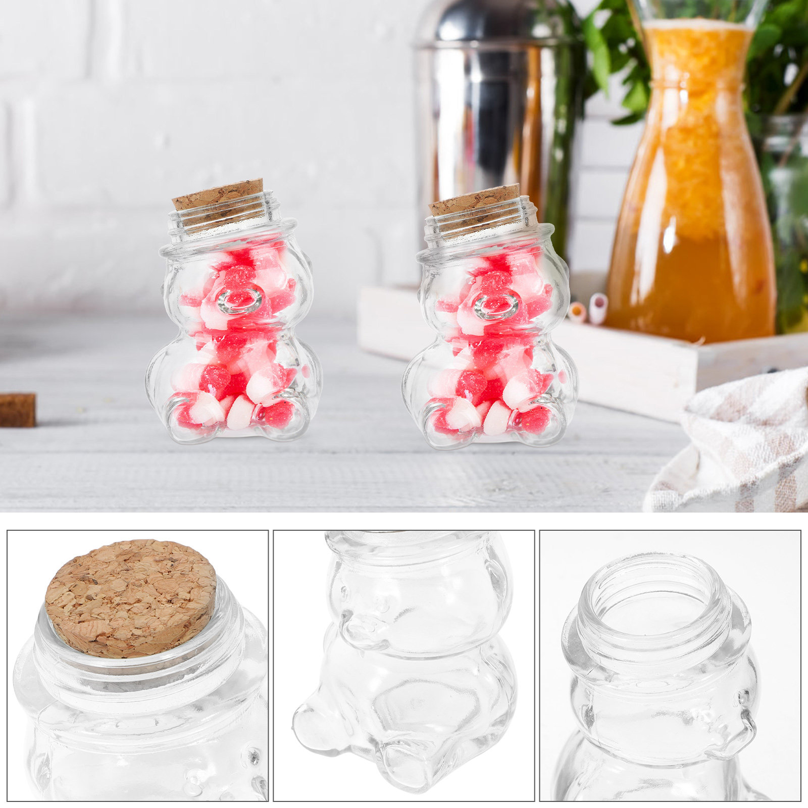 Conjunto de 4 Potes de Vidro T - Glass Container Set avaliação e preço