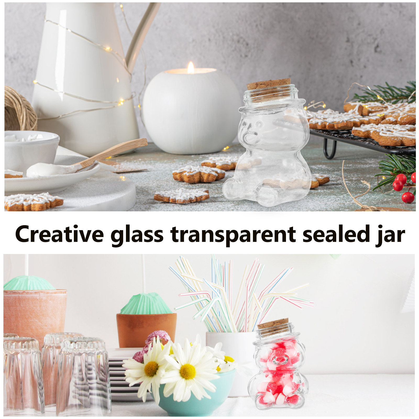 Conjunto de 4 Potes de Vidro T - Glass Container Set avaliação e preço