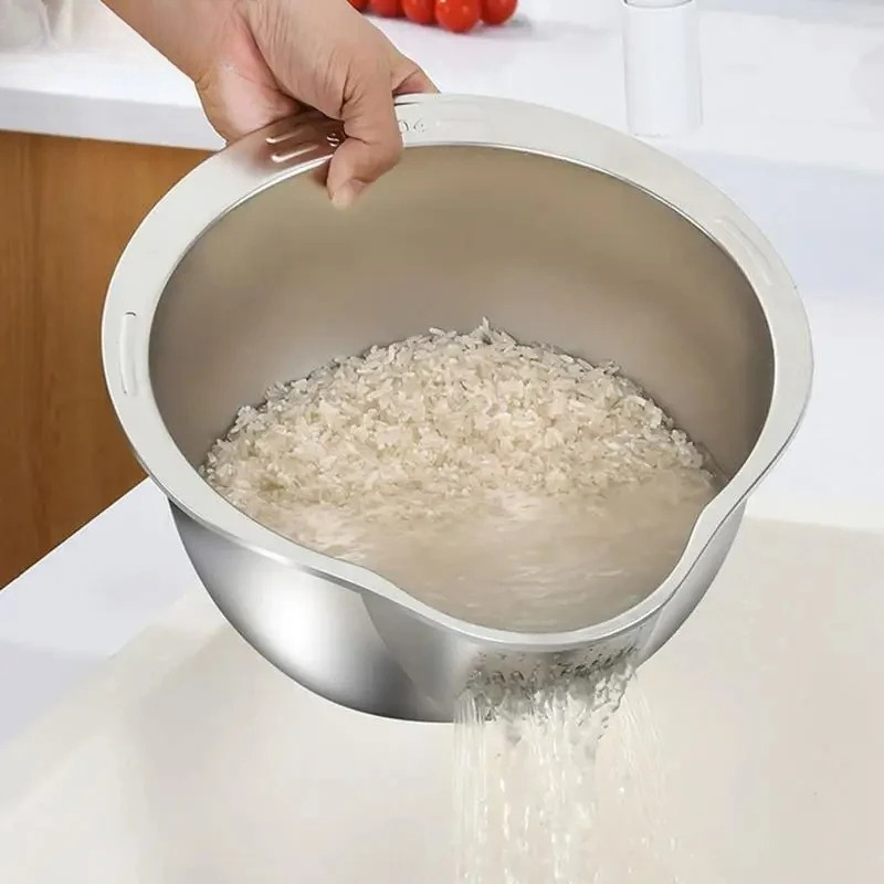 Escorredor de Arroz Aço Inox A - Meal Prep Pasta avaliação e preço
