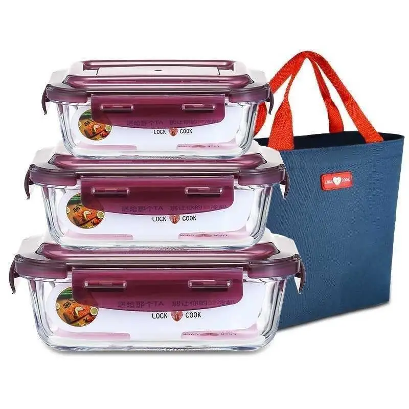 Conjunto de Potes de Vidro Tra - Glass Container Set avaliação e preço