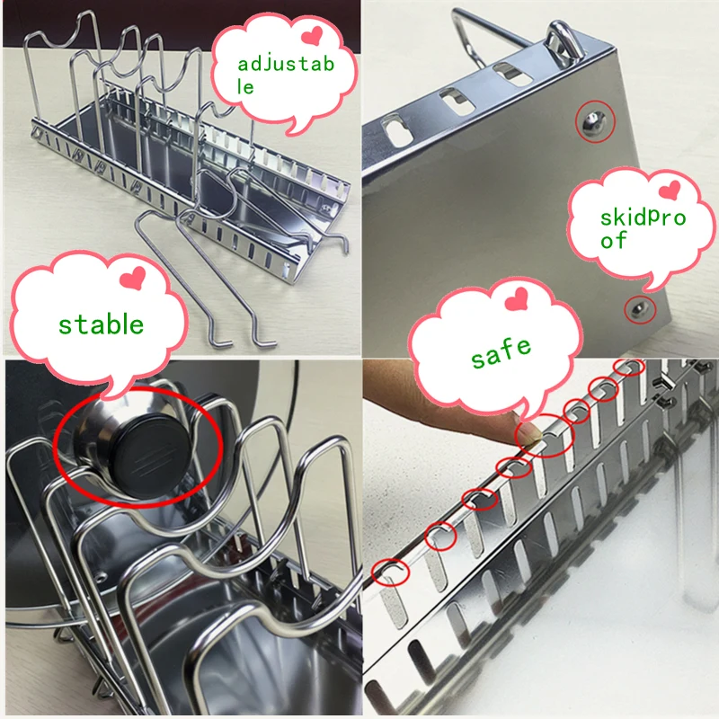 304 aço inoxidável ajustável r - Meal Prep Organizer avaliação e preço