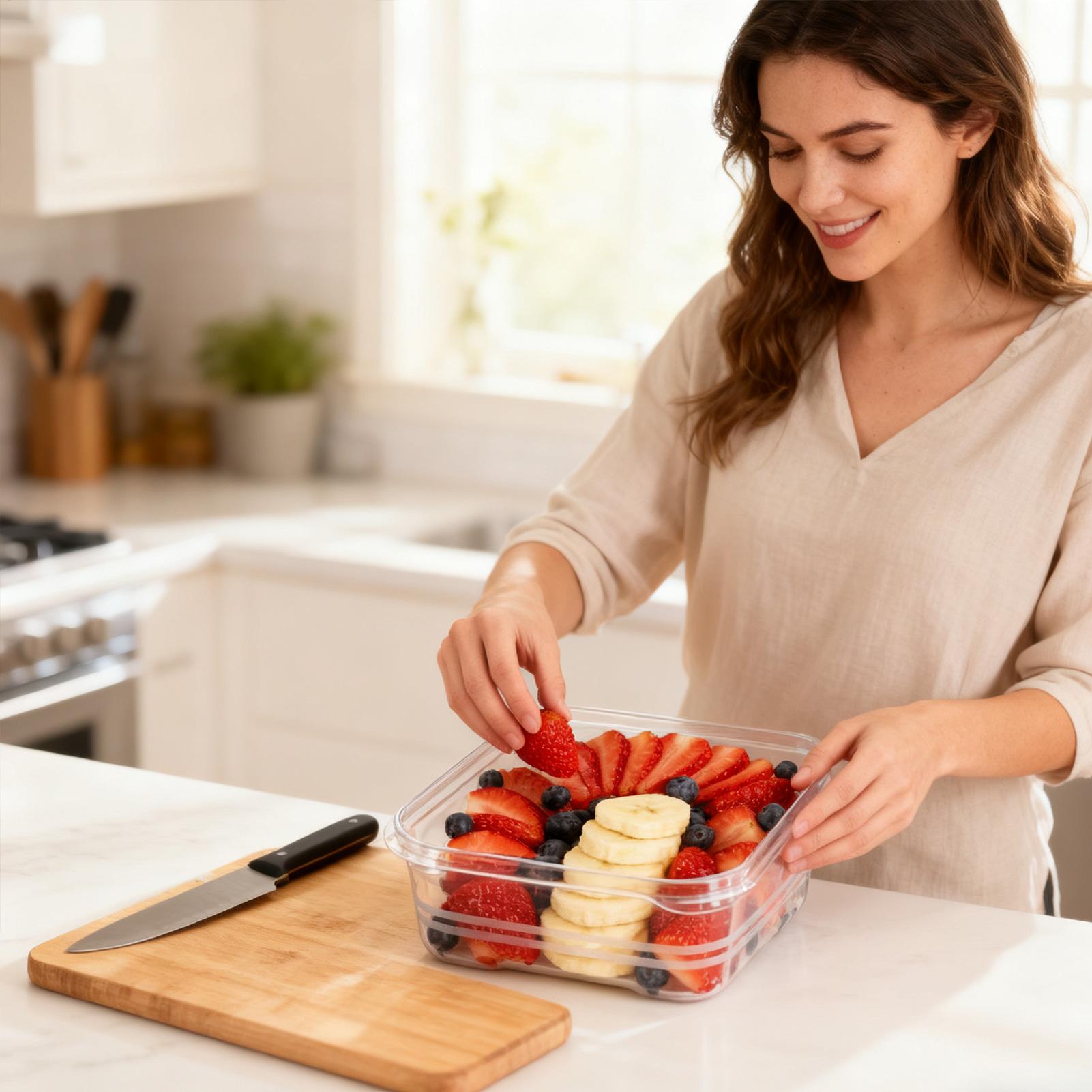 Armazenamento de geladeira tra - Meal Prep Organizer avaliação e preço