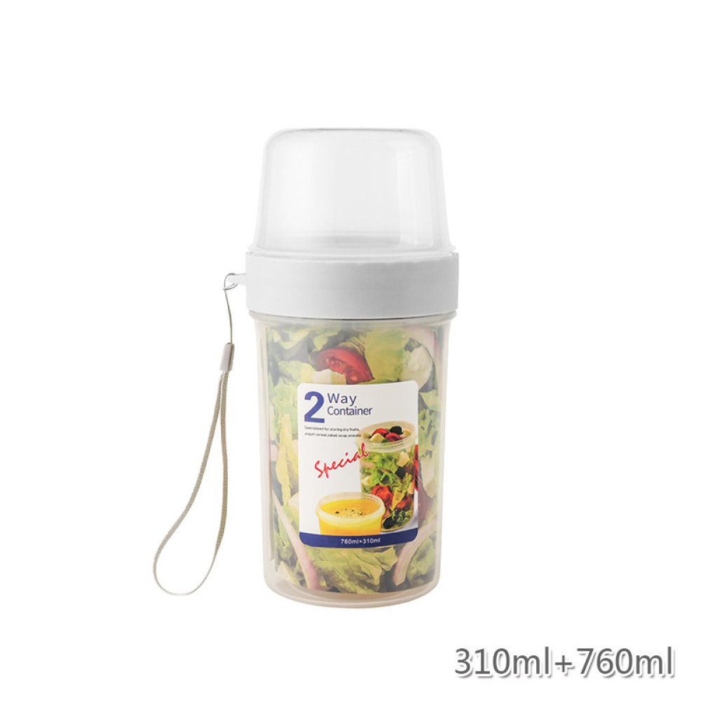 Recipiente Portátil de Dupla C - Meal Prep Organizer avaliação e preço